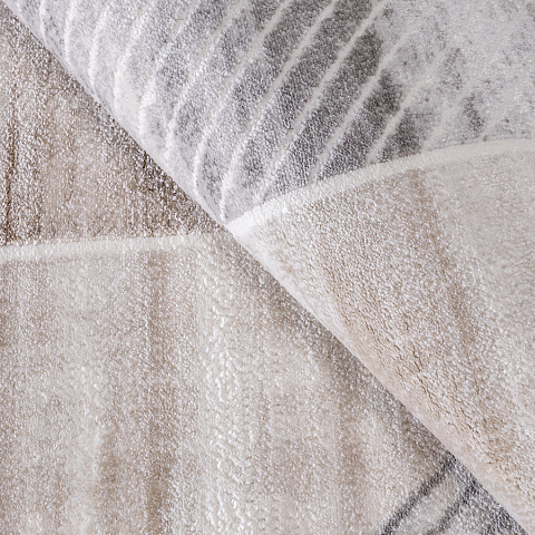 Российский прямой серый ковер визион 22122